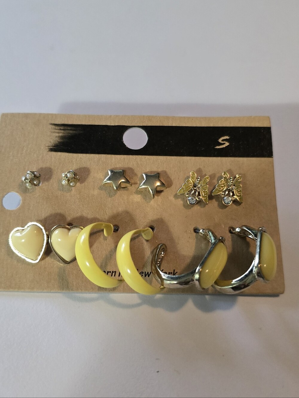 6 Pairs Of Earrings